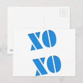 XO XO ポストカード (正面/裏面)