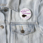 XOCAIの健康なチョコレート 缶バッジ (インサイチュ)