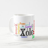 Xoloのフェスタのマグ コーヒーマグカップ (正面左)