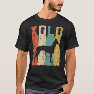 Xolo Xoloitzcuintle Meican Hairless Dog Vintage Re Tシャツ