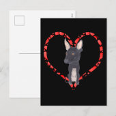 XOLOITZCUINTLE HEART シーズンポストカード (正面/裏面)