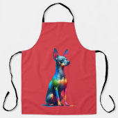 Xoloitzcuintli犬 エプロン (正面)