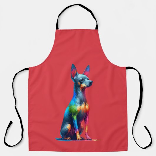 Xoloitzcuintli犬 エプロン (正面)