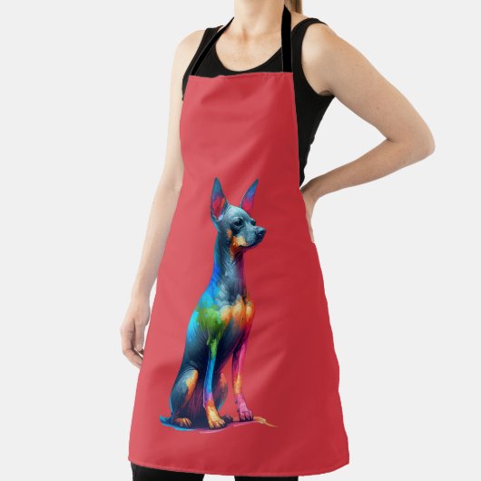 Xoloitzcuintli犬 エプロン (インサイチュ)