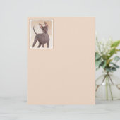 Xoloitzcuintli絵画's – かわいいオリジナルドッグアート (スタンド正面)