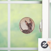 Xoloitzcuintli絵画's – かわいいオリジナルドッグアート ウィンドウサイン (ホーム)