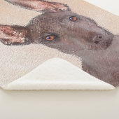 Xoloitzcuintli絵画's – かわいいオリジナルドッグアート シェルパブランケット (3/4)