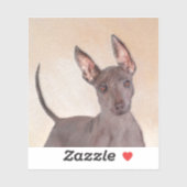 Xoloitzcuintli絵画's – かわいいオリジナルドッグアート シール (シート)