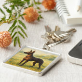 Xoloitzcuintli キーホルダー (側面)