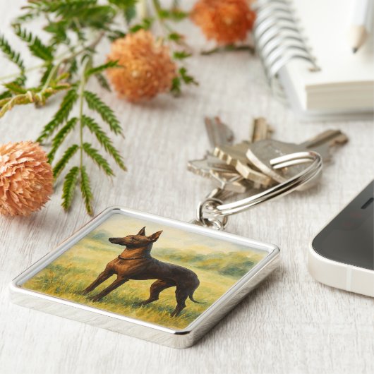 Xoloitzcuintli キーホルダー (側面)