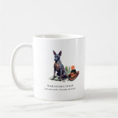 Xoloitzcuintli | 水彩メキシコヘアレスドッグ コーヒーマグカップ (左)