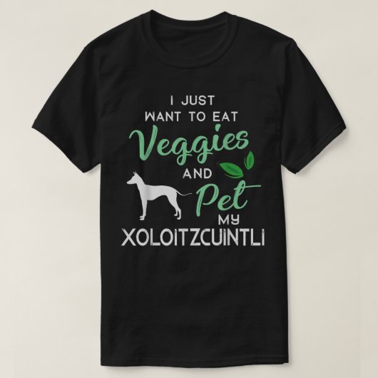 Xoloitzcuintli Dog Cigar lover owner Xmas Birthday Tシャツ (デザイン正面)