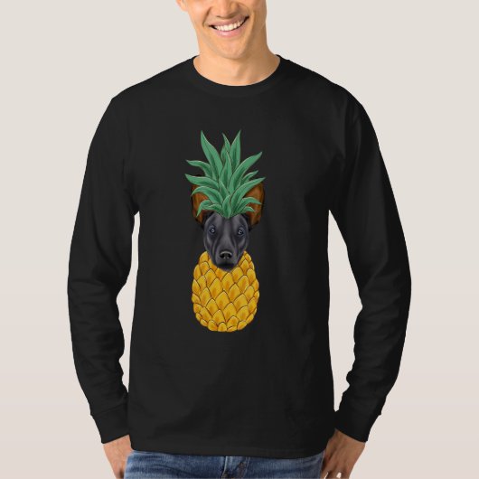 Xoloitzcuintli Pineapple Dog Tシャツ (正面)
