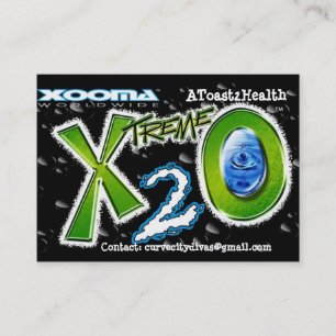 Xooma X2O Aのトースト2Healthの名刺 名刺