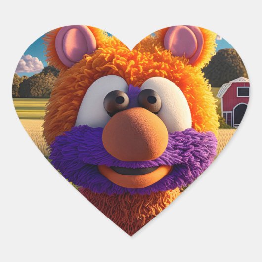 xooribous ハートシール (正面)