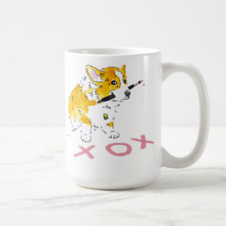 XOXのコーギーのマグ コーヒーマグカップ