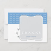 XOXの男の子のカスタムはメッセージカード感謝していしています 招待状 (正面)