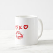 XOX Kiss Mark Mug コーヒーマグカップ (正面右)