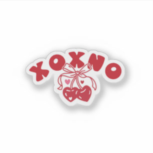 XOXNO アンチバレンタイン コケット ハート チェリー シール
