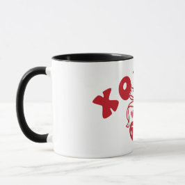 XOXNO 面白いアンチバレンタイン ハート チェリー マグカップ
