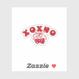 XOXNO Anti Valentine Coquette Heart Cherry シール