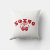 XOXNO Anti Valentine Heart Cherry Coquette クッション (裏面)