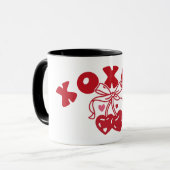 XOXNO Funny Anti Valentine Heart Cherry マグカップ (正面左)