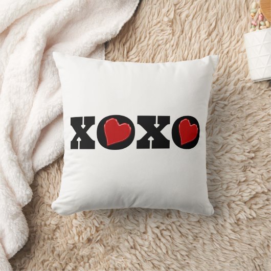 XOXOおよび矢印 クッション (ブランケット)