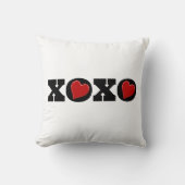 XOXOおよび矢印 クッション (正面)