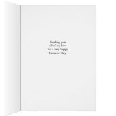 XOXOでハートを保持する最愛の日 (内側 (右))