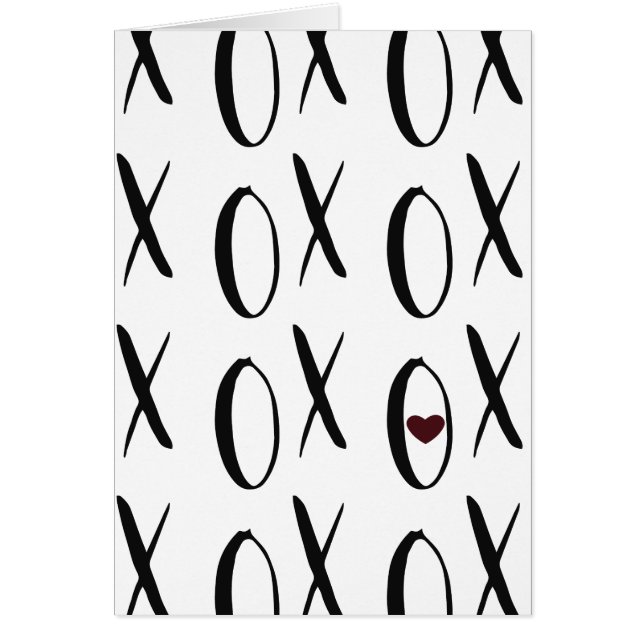 XOXOのハート (正面)