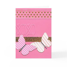 XOXOのバレンタインのカード