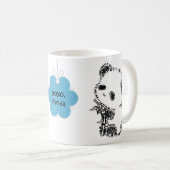 XOXOのパンダのマグ コーヒーマグカップ (正面右)