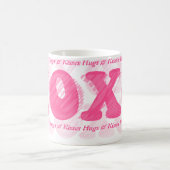 XOXOのパーソナライズなマグ コーヒーマグカップ (中央)