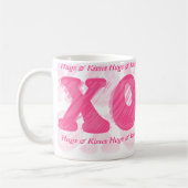 XOXOのパーソナライズなマグ コーヒーマグカップ (左)