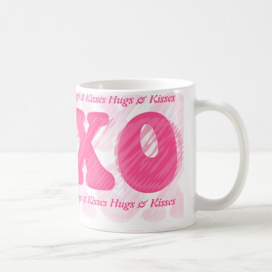 XOXOのパーソナライズなマグ コーヒーマグカップ (右)