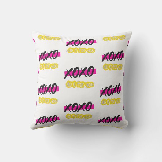 xoxoの二重顔 クッション (裏面)