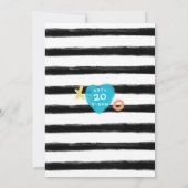 XOXOウグスラブ&キスベビーシャワー招待状 招待状 (裏面)