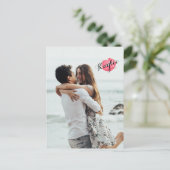 XOXOキスフォトポストカードのパーソナライズされた追加 ポストカード (スタンド正面)