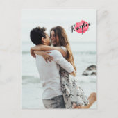 XOXOキスフォトポストカードのパーソナライズされた追加 ポストカード (正面)
