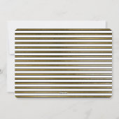 XOXOゴールドフォイルバレンタインデーの写真 シーズンカード (裏面)