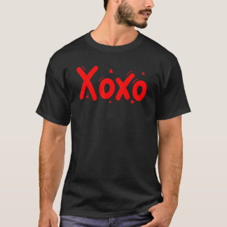 XOXOスイートラブバレンタインハートロマンチックバレンタイン Tシャツ