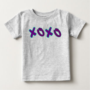 XOXOトドラーティー ベビーTシャツ