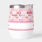 XOXOハグとキスガレンチンピンクと赤のベスティー (左面)