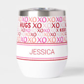 XOXOハグとキスガレンチンピンクと赤のベスティー (正面)