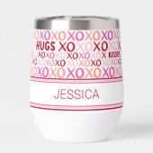 XOXOハグとキスガレンチンピンクと赤のベスティー (背面)