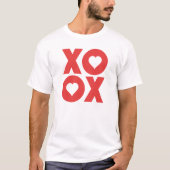 XOXOハグとキスバレンタインデー Tシャツ (正面)