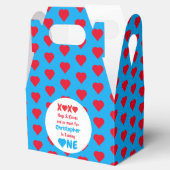 XOXOハグとキス1st誕生日 フェイバーボックス (オープン)