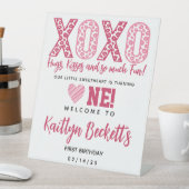 XOXOハグ&キスバレンタインデー1st誕生日 台座サイン (インサイチュ)