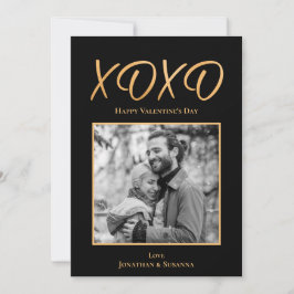 XOXOハッピーバレンタインデーフォトホリデーカード シーズンカード